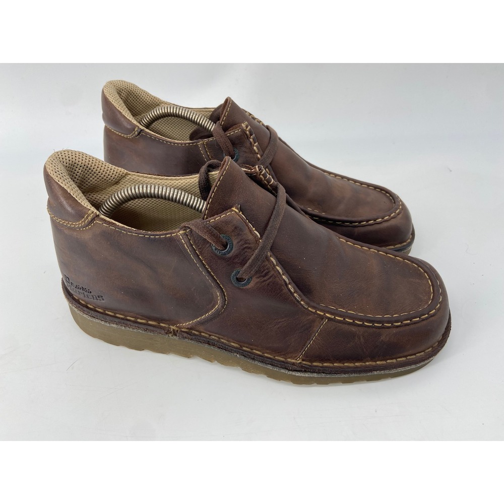 Dr. Martens Boots Mens 10 Brown 2810 Airwair Moc Toe Leather Chukka Vintage
